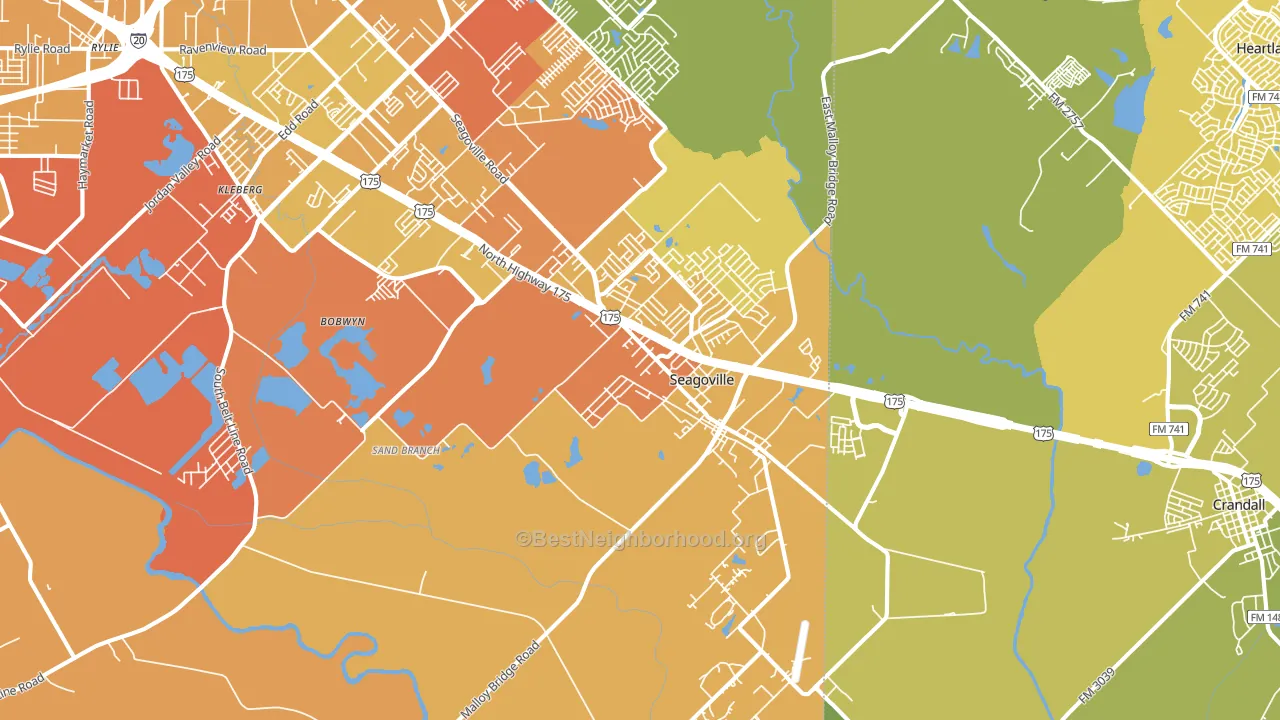 75159, TX block-group voter-turnout map