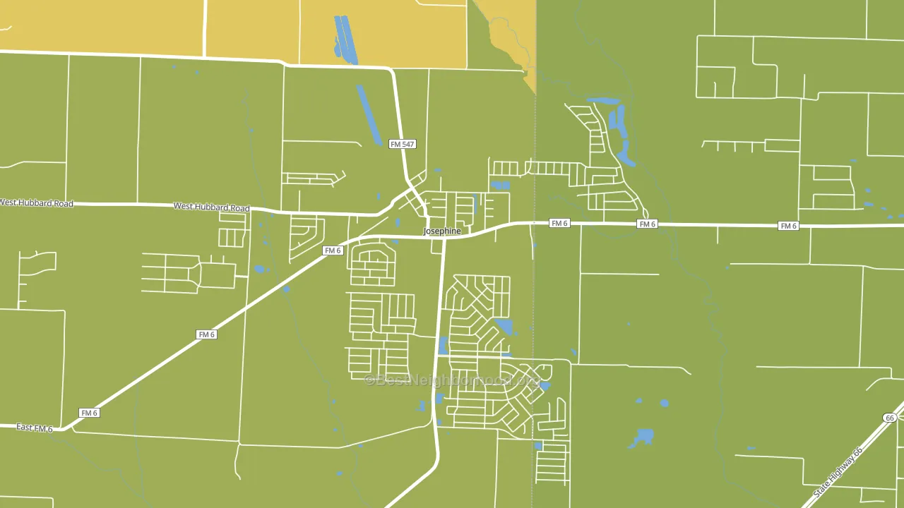 75164, TX block-group voter-turnout map