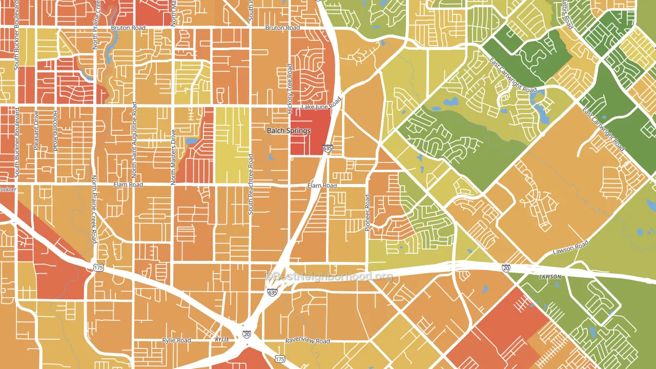 75180, TX block-group voter-turnout map