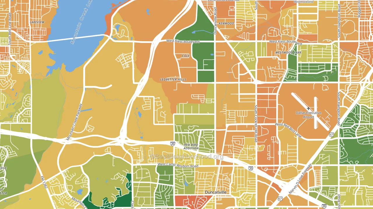 75236, TX block-group voter-turnout map