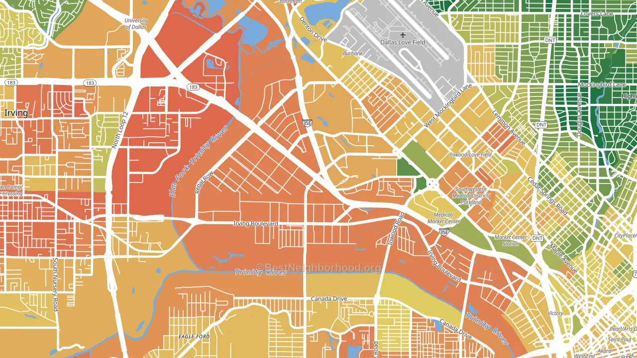 75247, TX block-group voter-turnout map