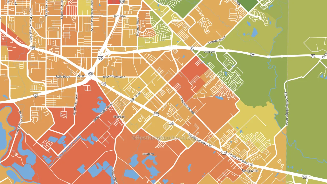 75253, TX block-group voter-turnout map