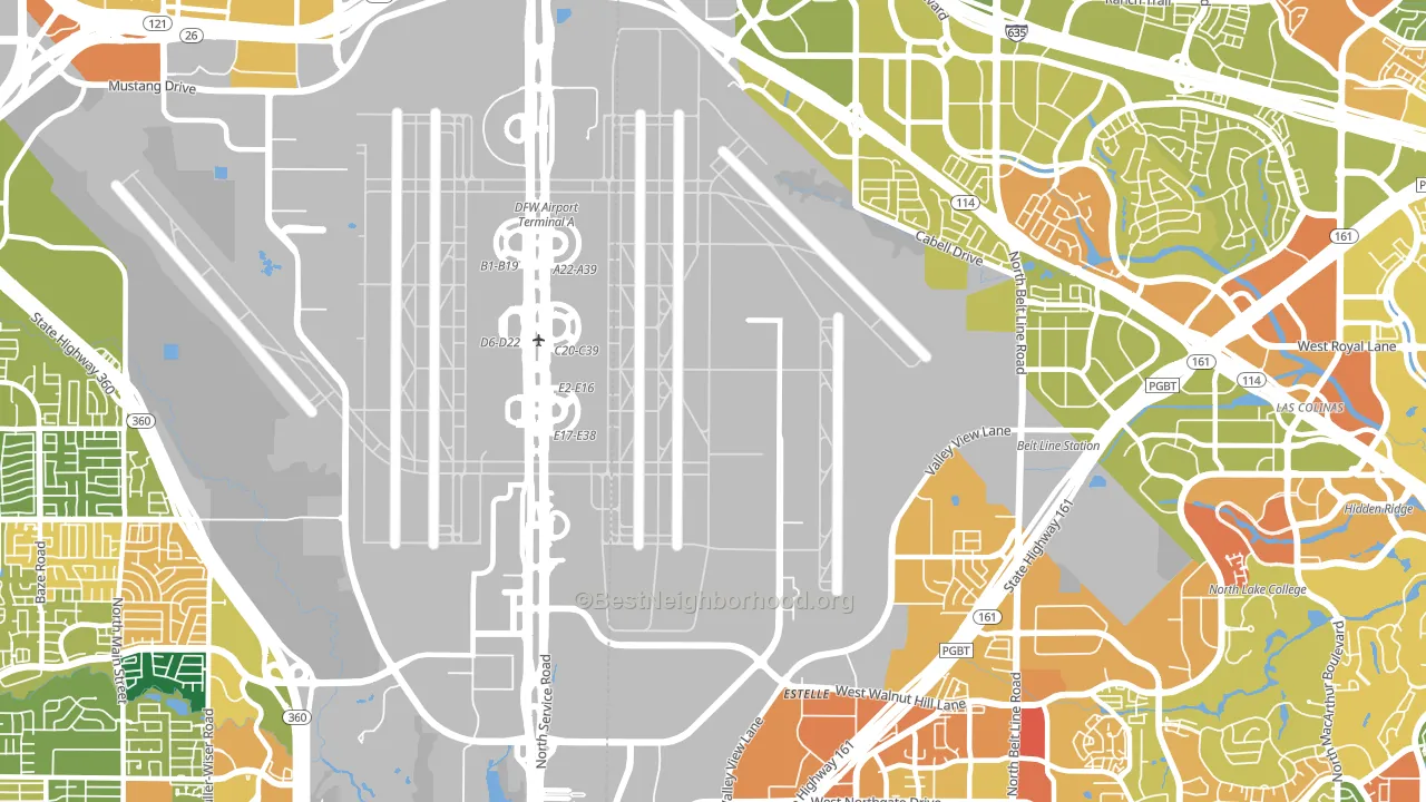 75261, TX block-group voter-turnout map