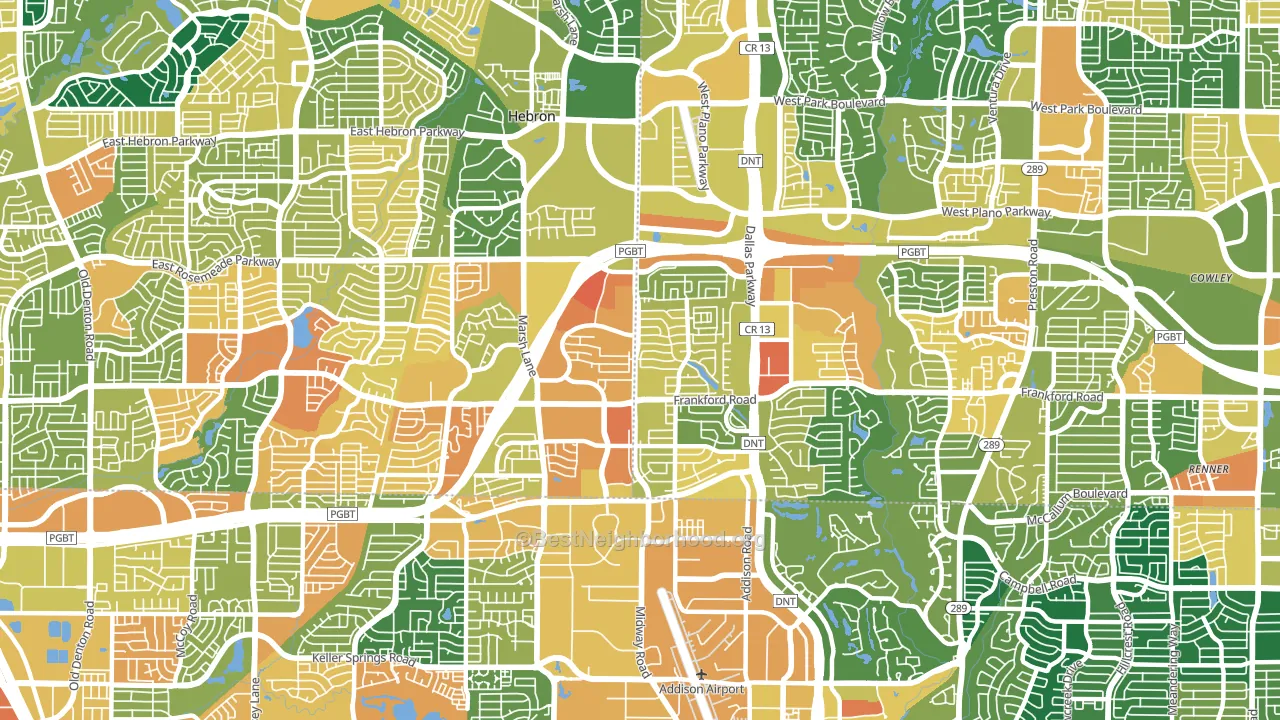 75287, TX block-group voter-turnout map
