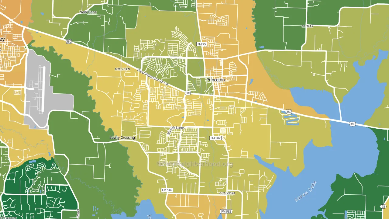 75407, TX block-group voter-turnout map