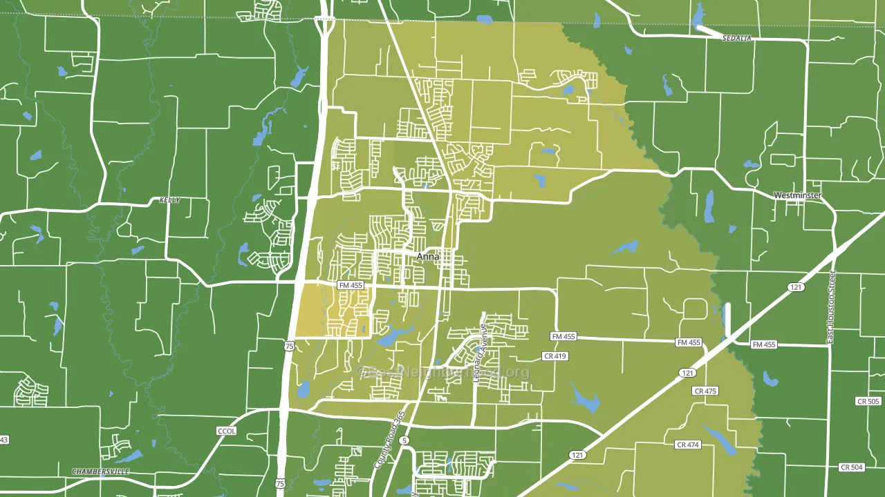 75409, TX block-group voter-turnout map