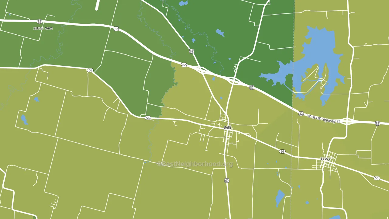 75414, TX block-group voter-turnout map