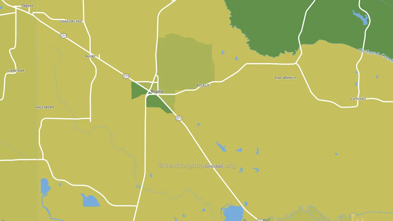 75417, TX block-group voter-turnout map