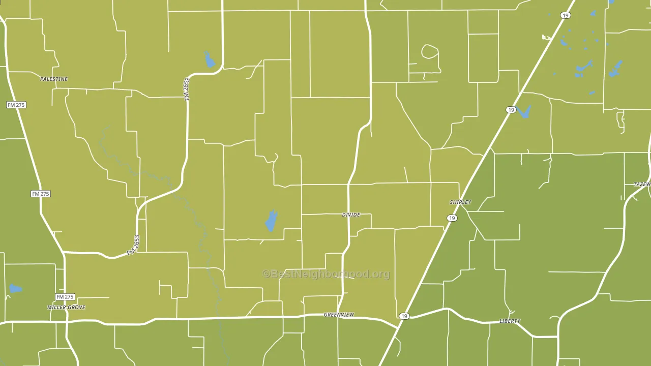 75420, TX block-group voter-turnout map