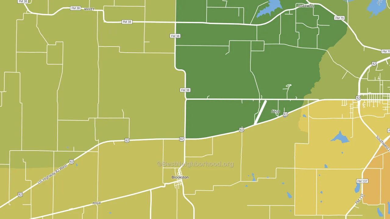 75421, TX block-group voter-turnout map