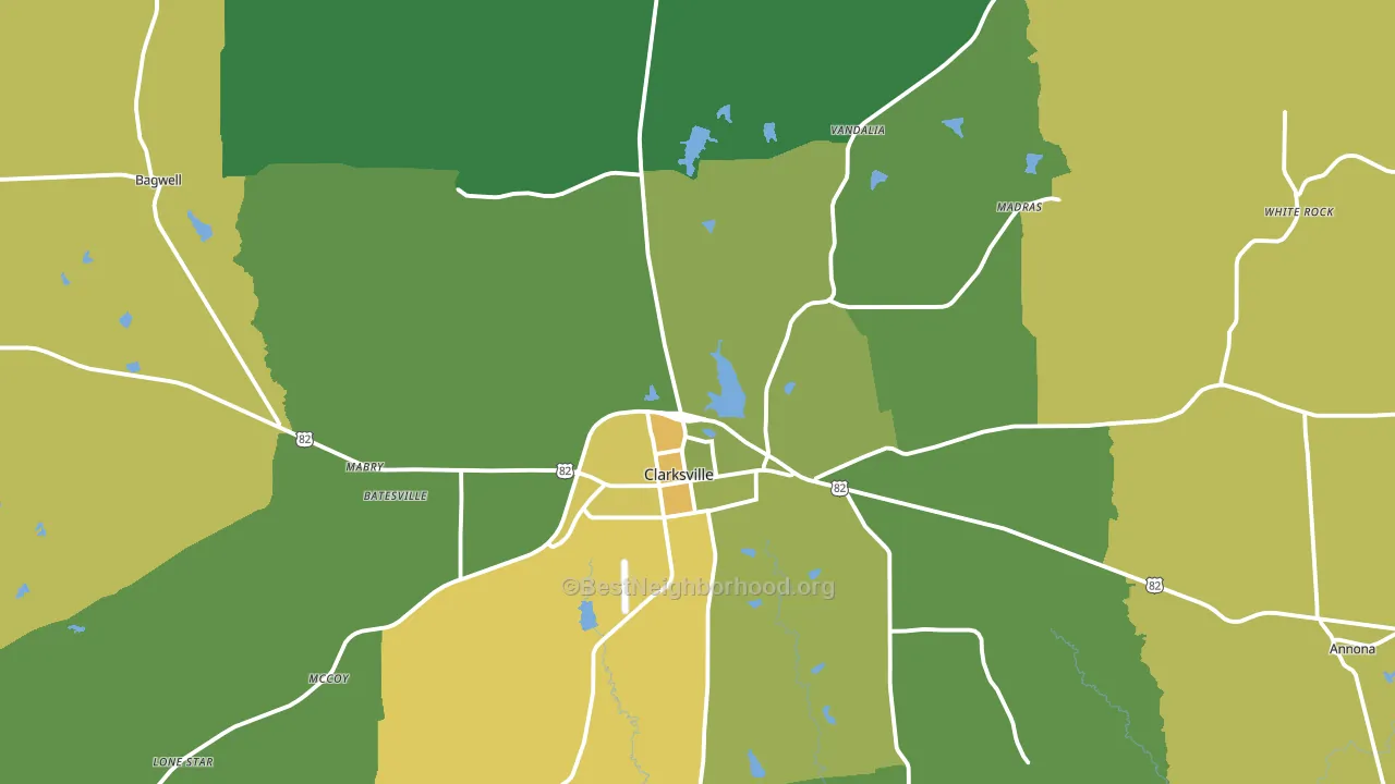 75426, TX block-group voter-turnout map