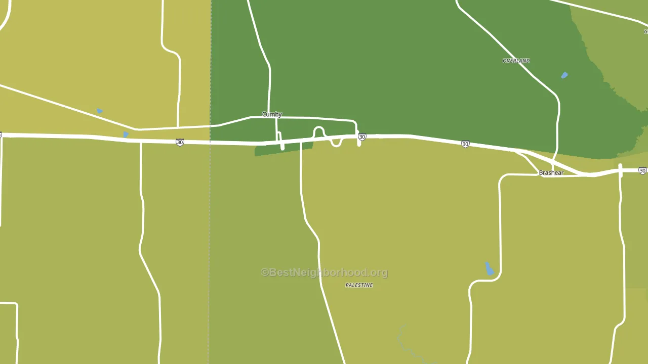 75433, TX block-group voter-turnout map