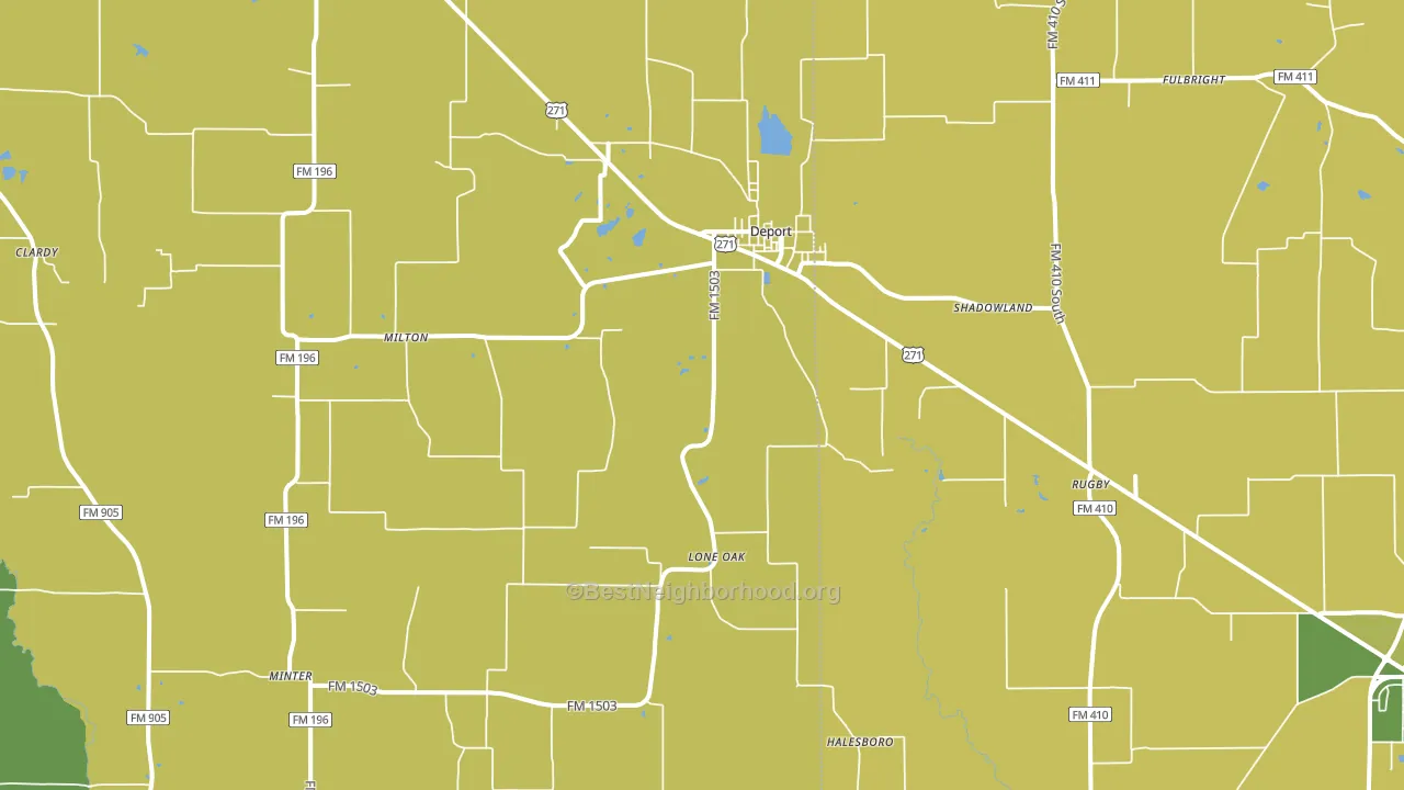 75435, TX block-group voter-turnout map