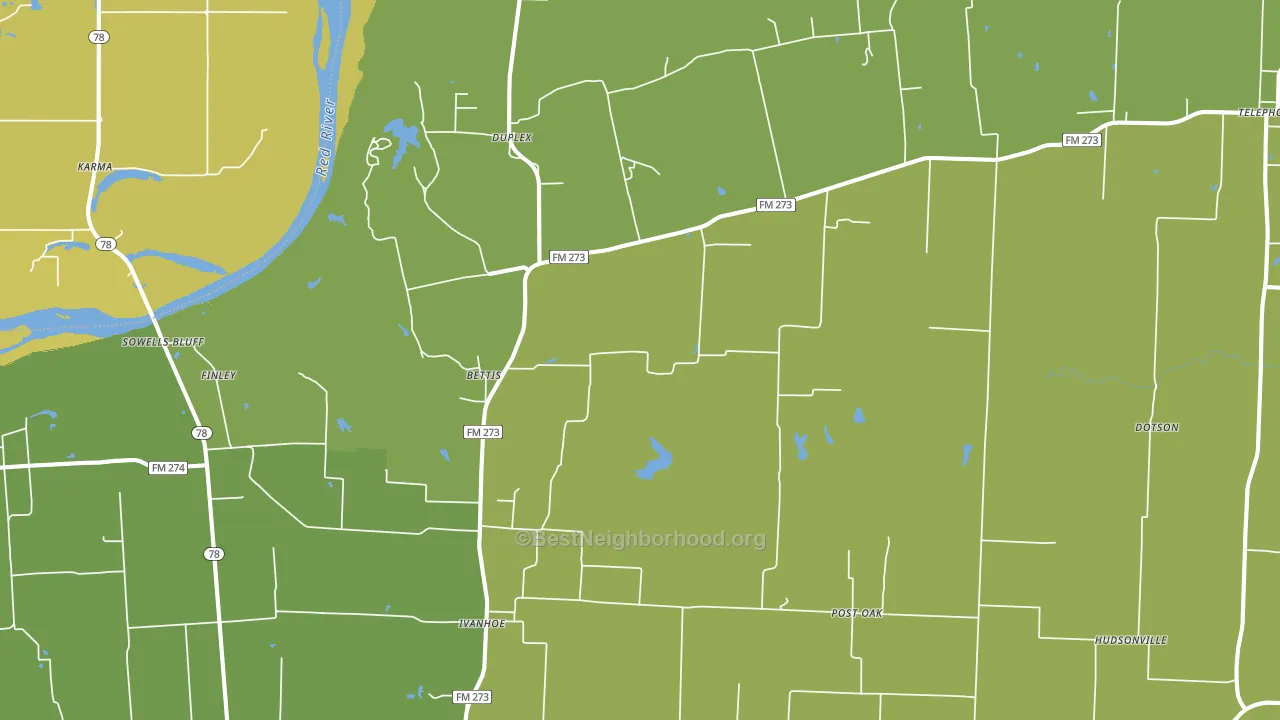 75447, TX block-group voter-turnout map