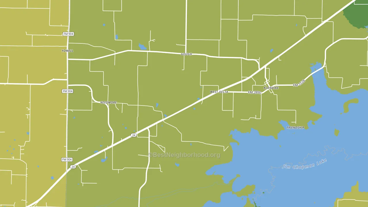 75448, TX block-group voter-turnout map