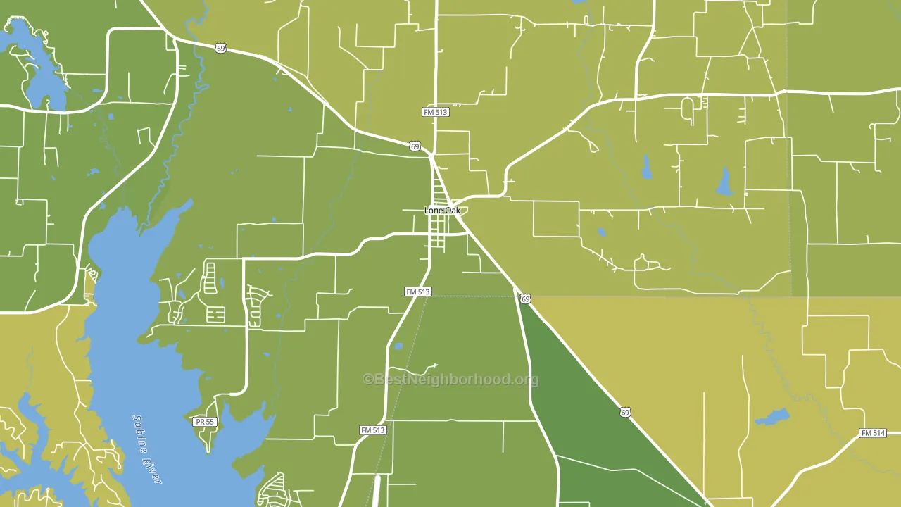 75453, TX block-group voter-turnout map