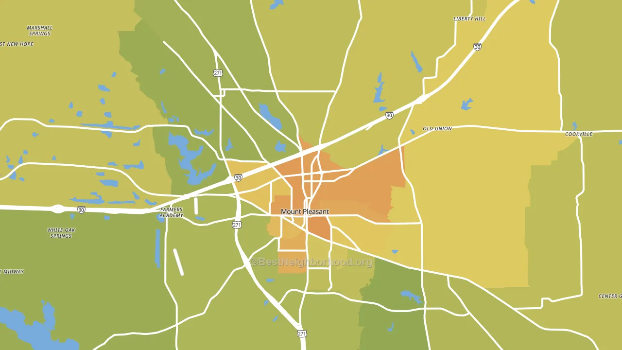 75455, TX block-group voter-turnout map