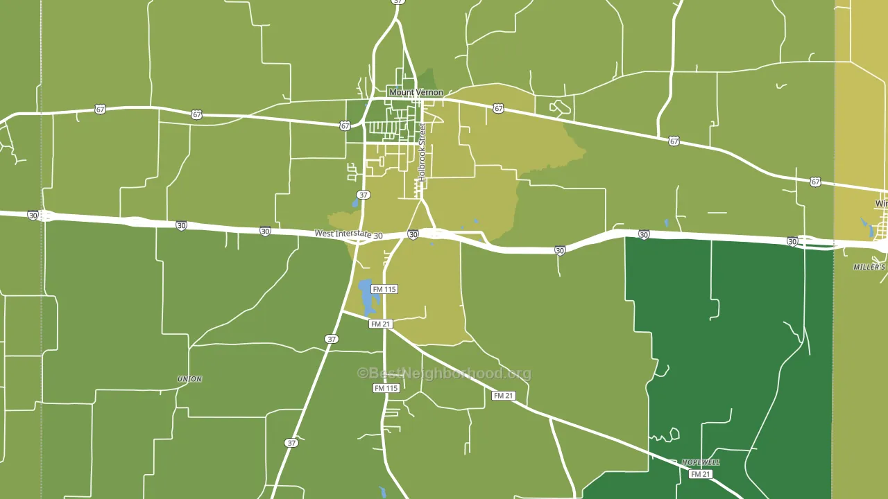 75457, TX block-group voter-turnout map