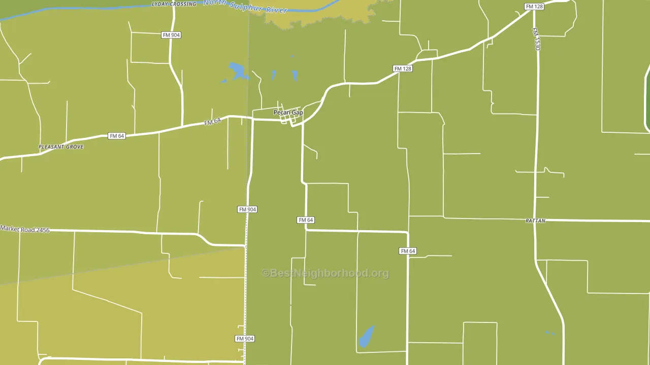 75469, TX block-group voter-turnout map