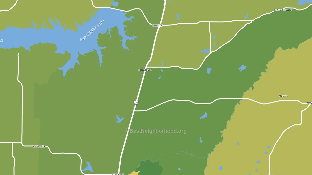 75473, TX block-group voter-turnout map