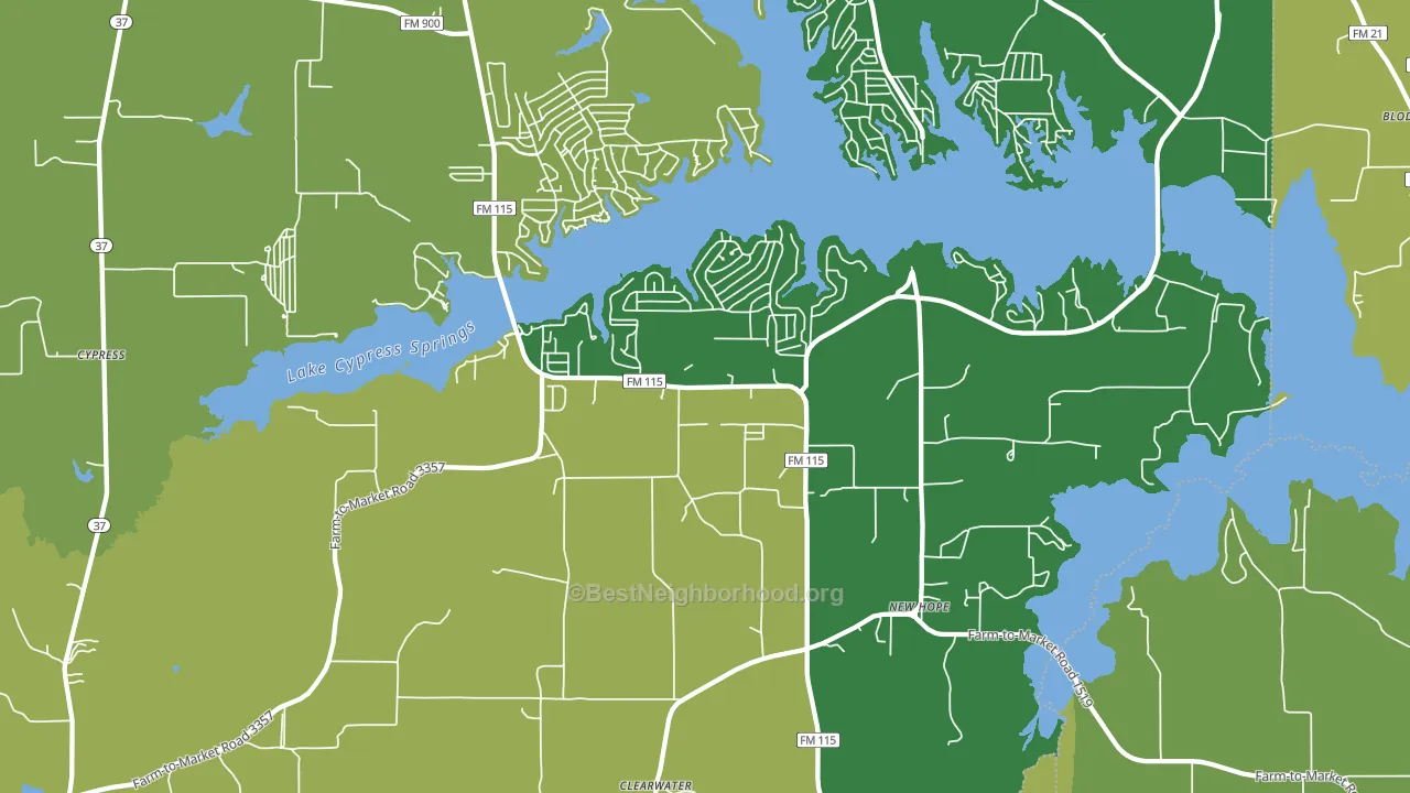 75480, TX block-group voter-turnout map
