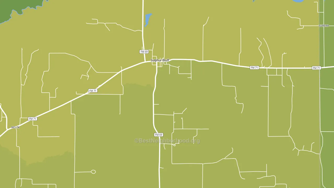 75481, TX block-group voter-turnout map