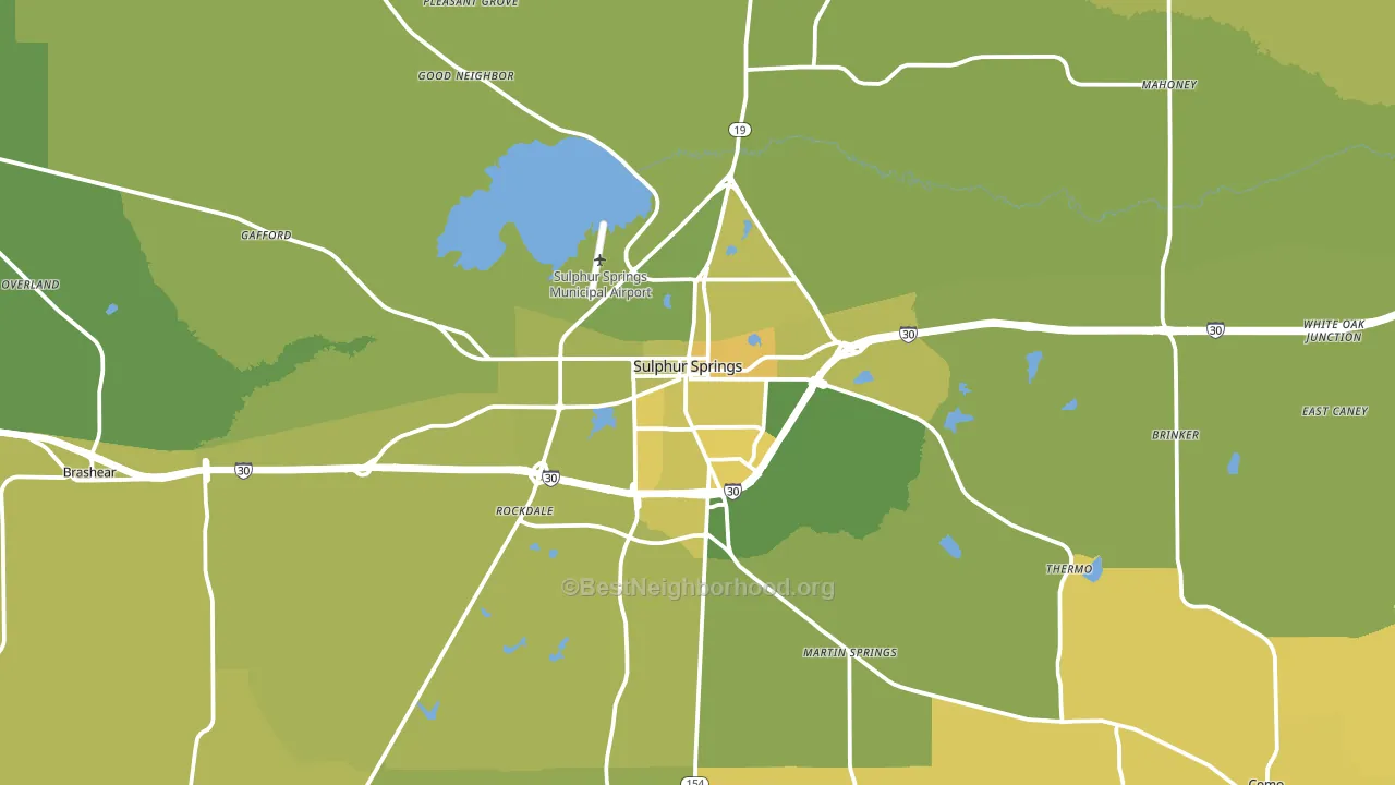 75482, TX block-group voter-turnout map