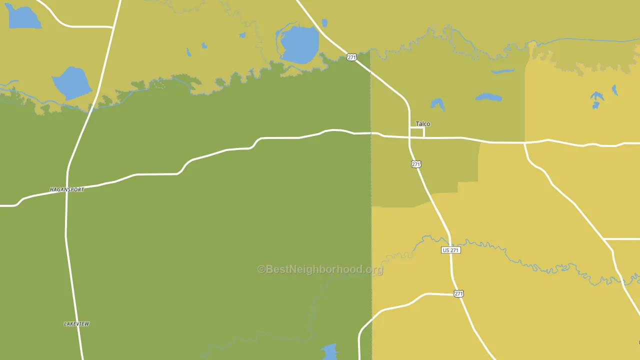 75487, TX block-group voter-turnout map