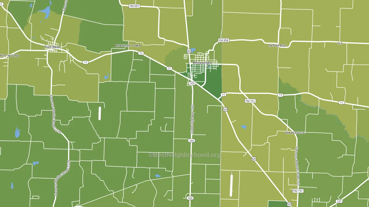75491, TX block-group voter-turnout map