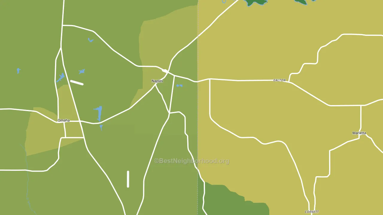 75568, TX block-group voter-turnout map