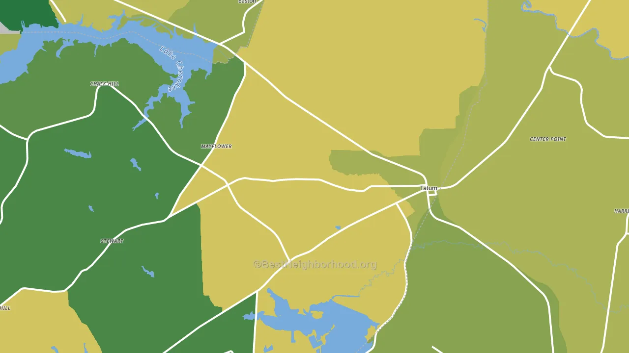 75691, TX block-group voter-turnout map