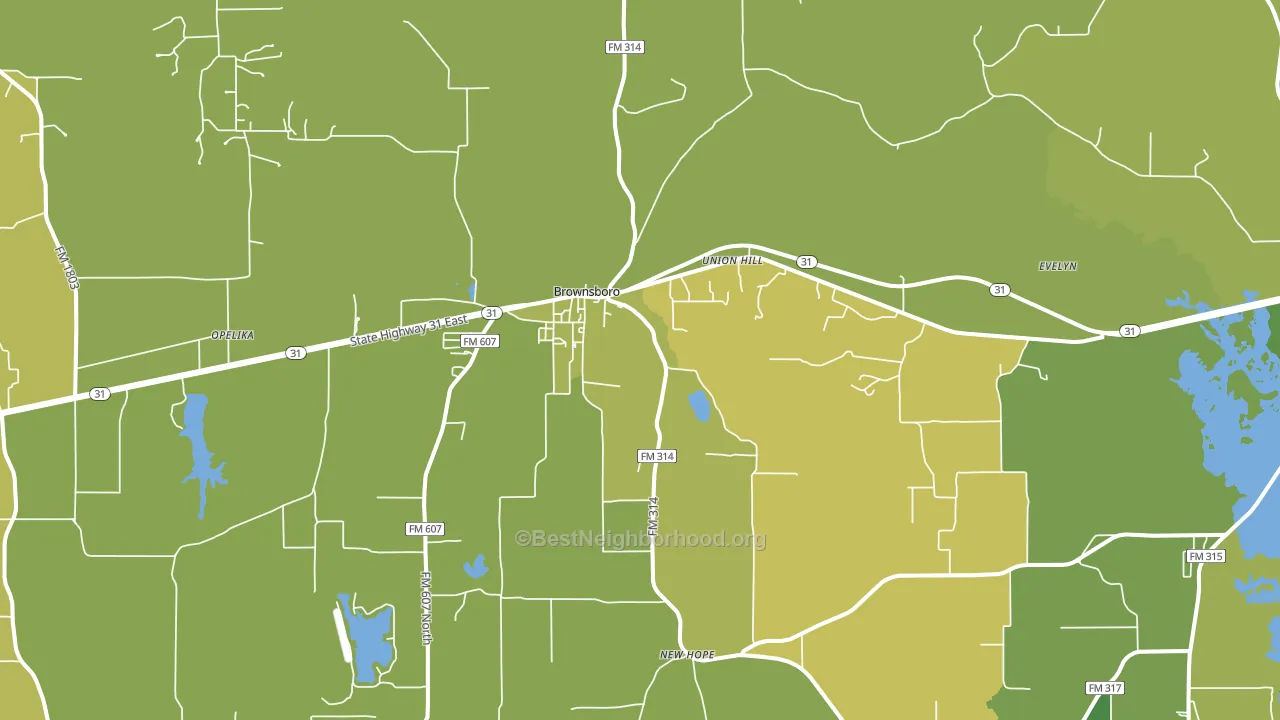 75756, TX block-group voter-turnout map