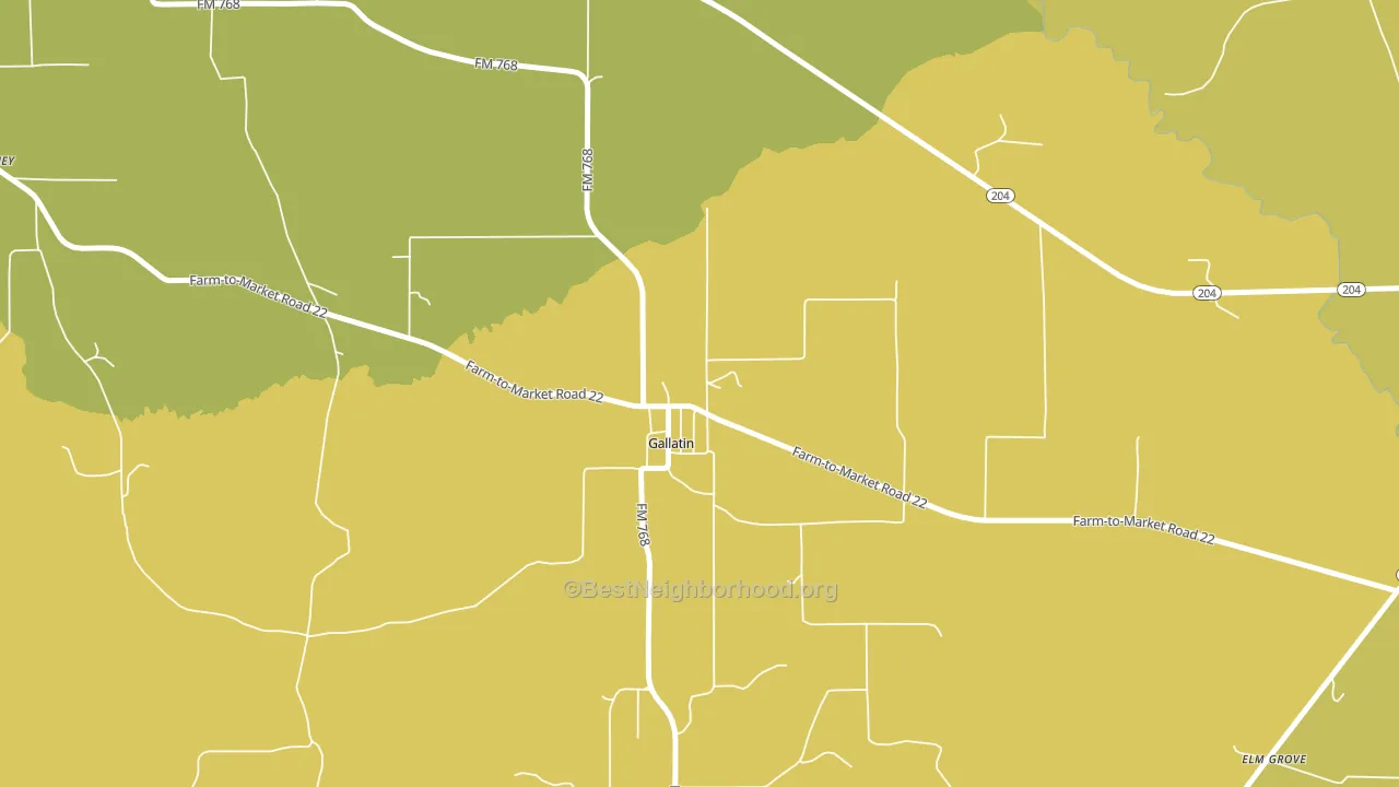 75764, TX block-group voter-turnout map