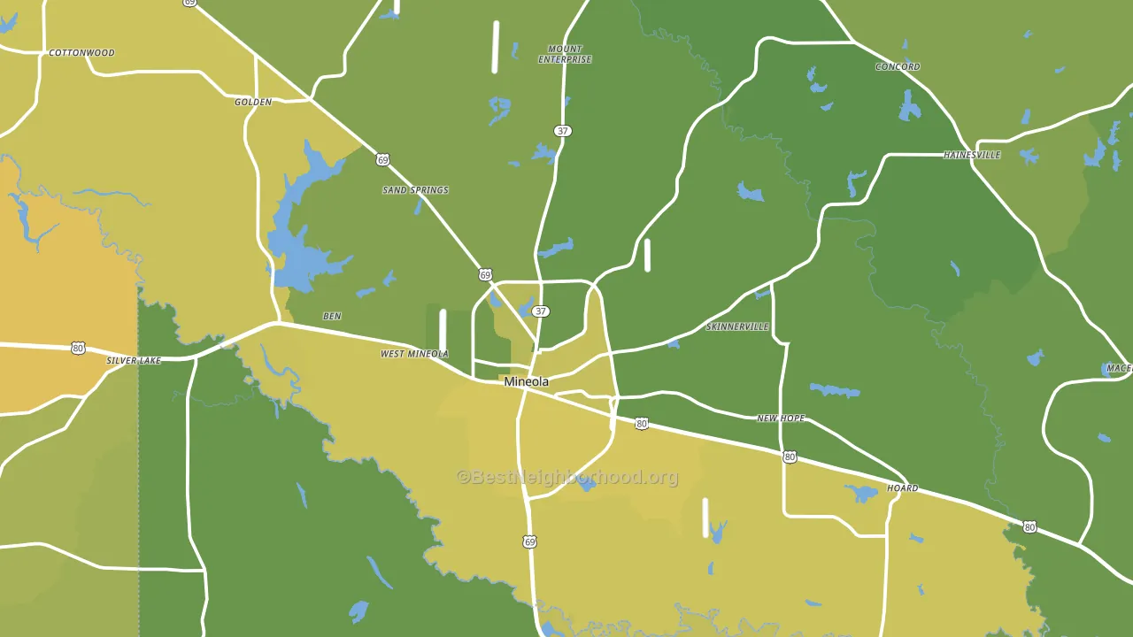 75773, TX block-group voter-turnout map