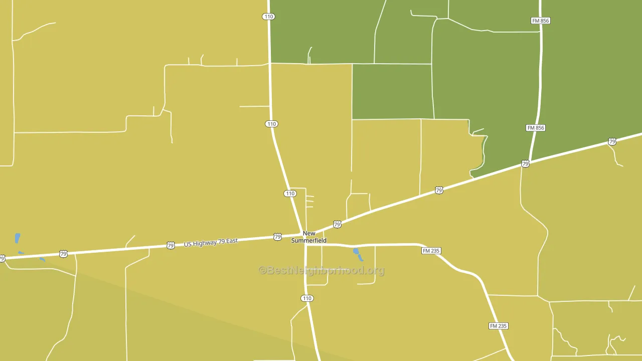 75780, TX block-group voter-turnout map
