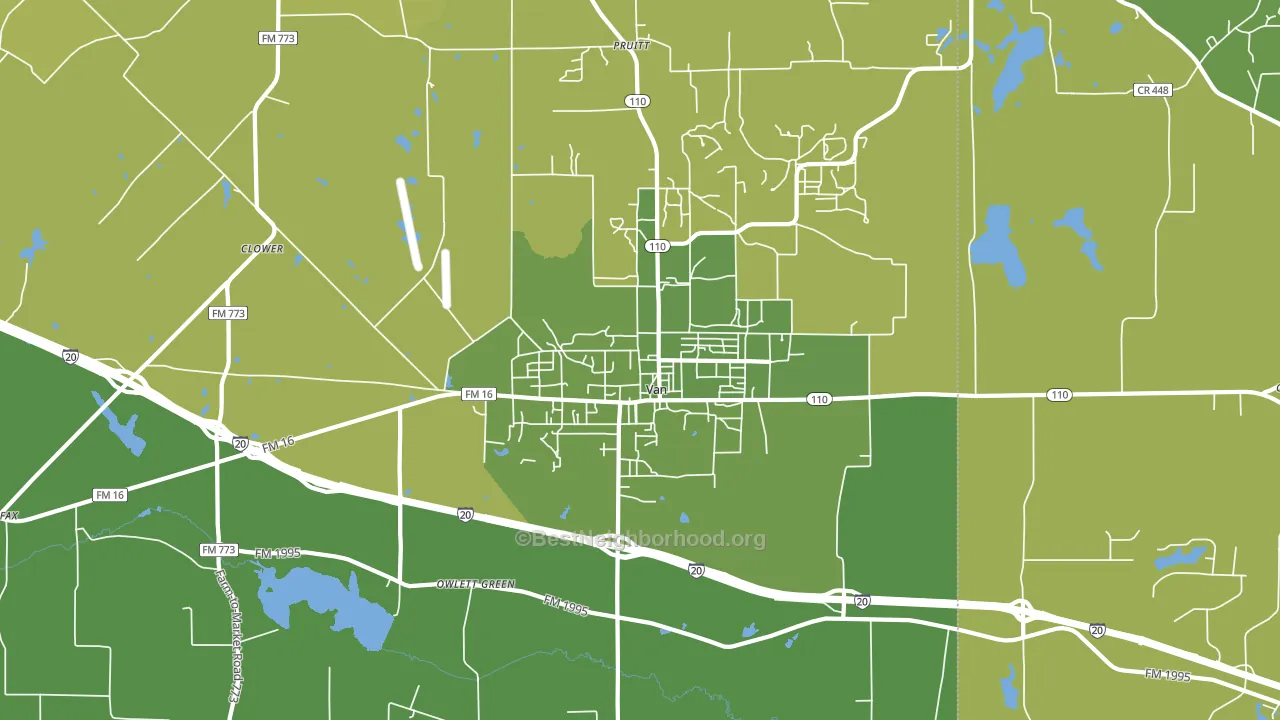 75790, TX block-group voter-turnout map