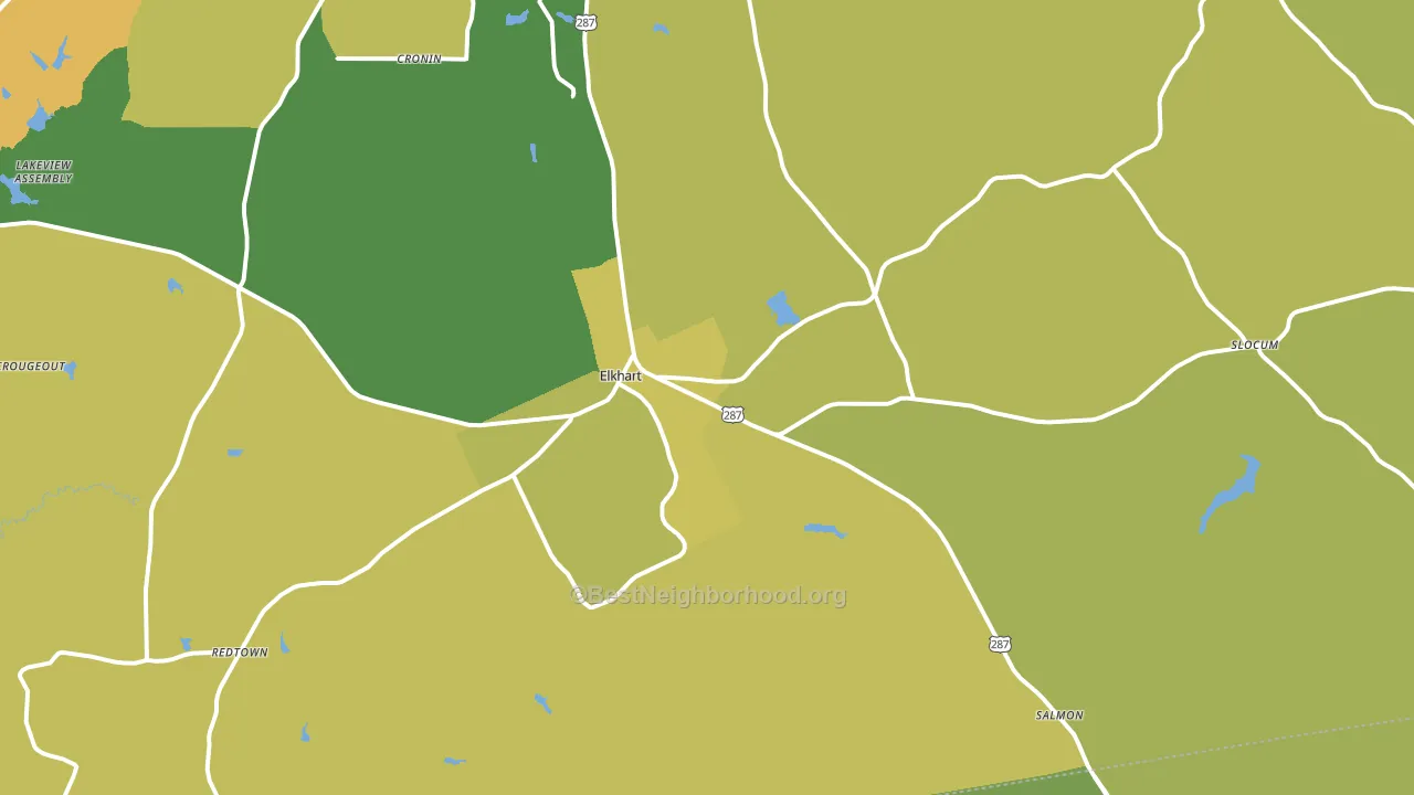 75839, TX block-group voter-turnout map