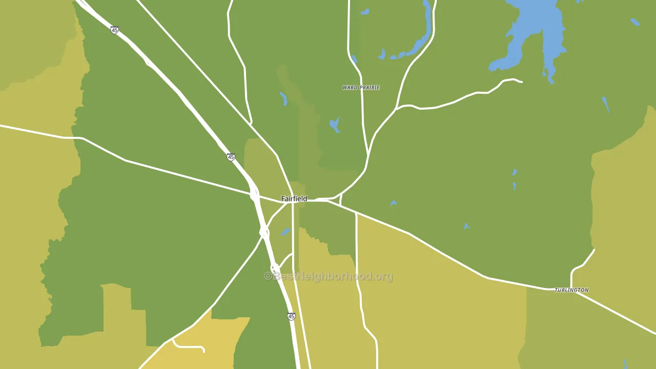 75840, TX block-group voter-turnout map