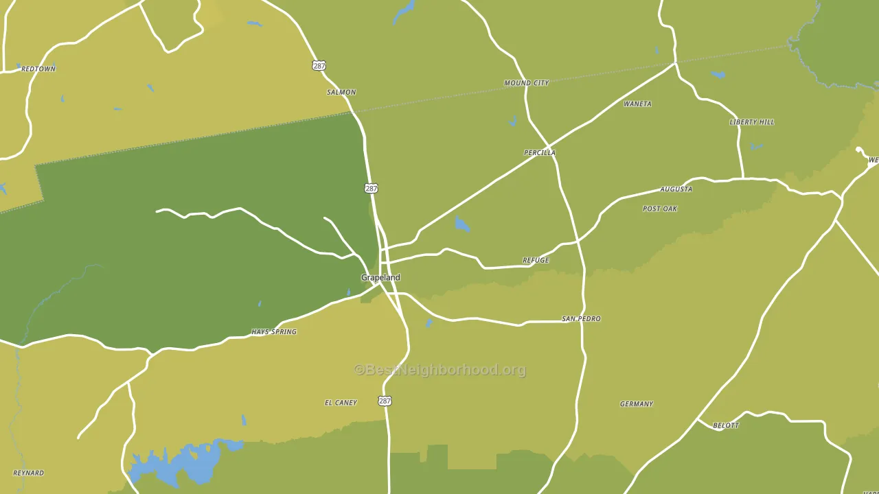 75844, TX block-group voter-turnout map