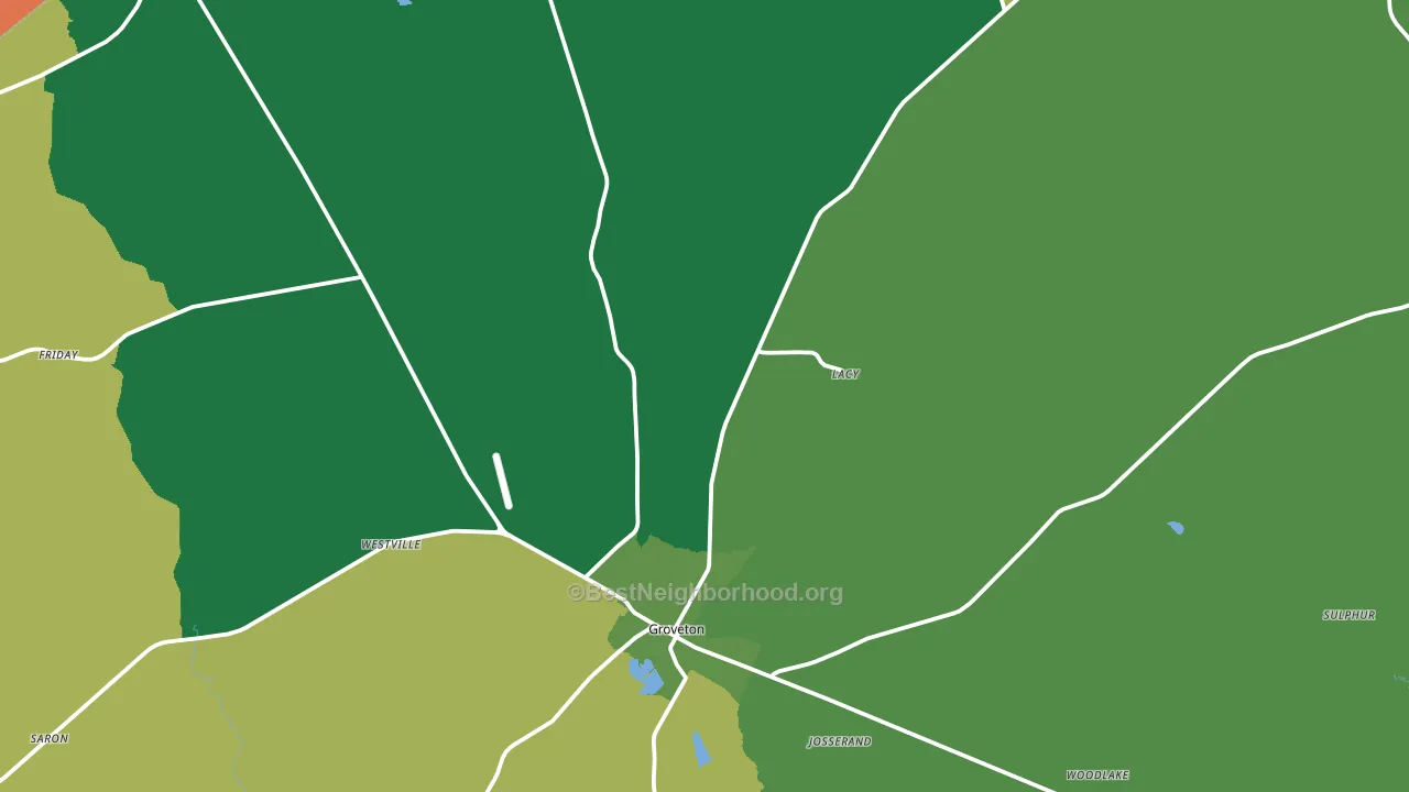 75845, TX block-group voter-turnout map