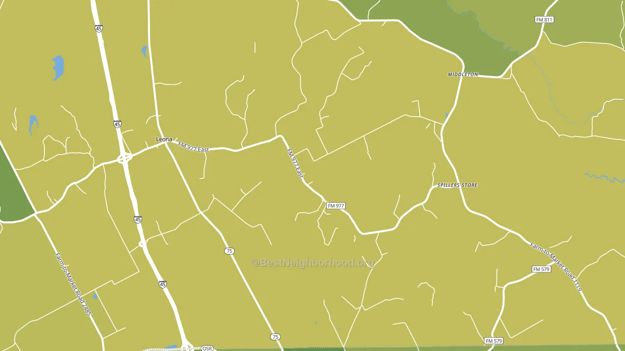 75850, TX block-group voter-turnout map