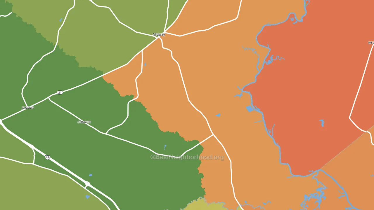 75852, TX block-group voter-turnout map