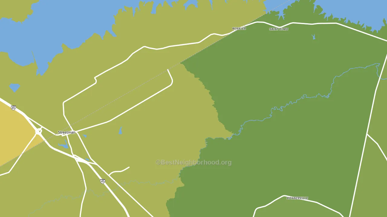75859, TX block-group voter-turnout map