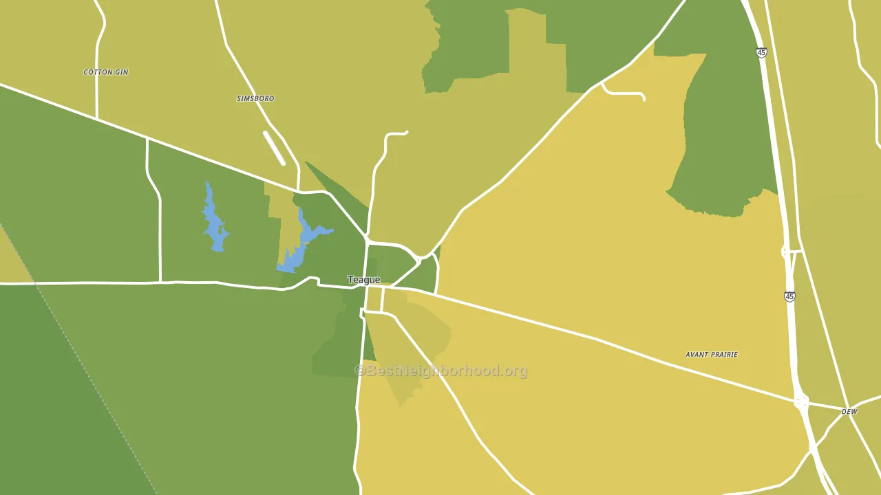 75860, TX block-group voter-turnout map