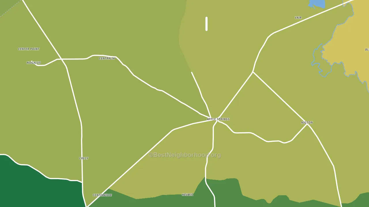 75926, TX block-group voter-turnout map