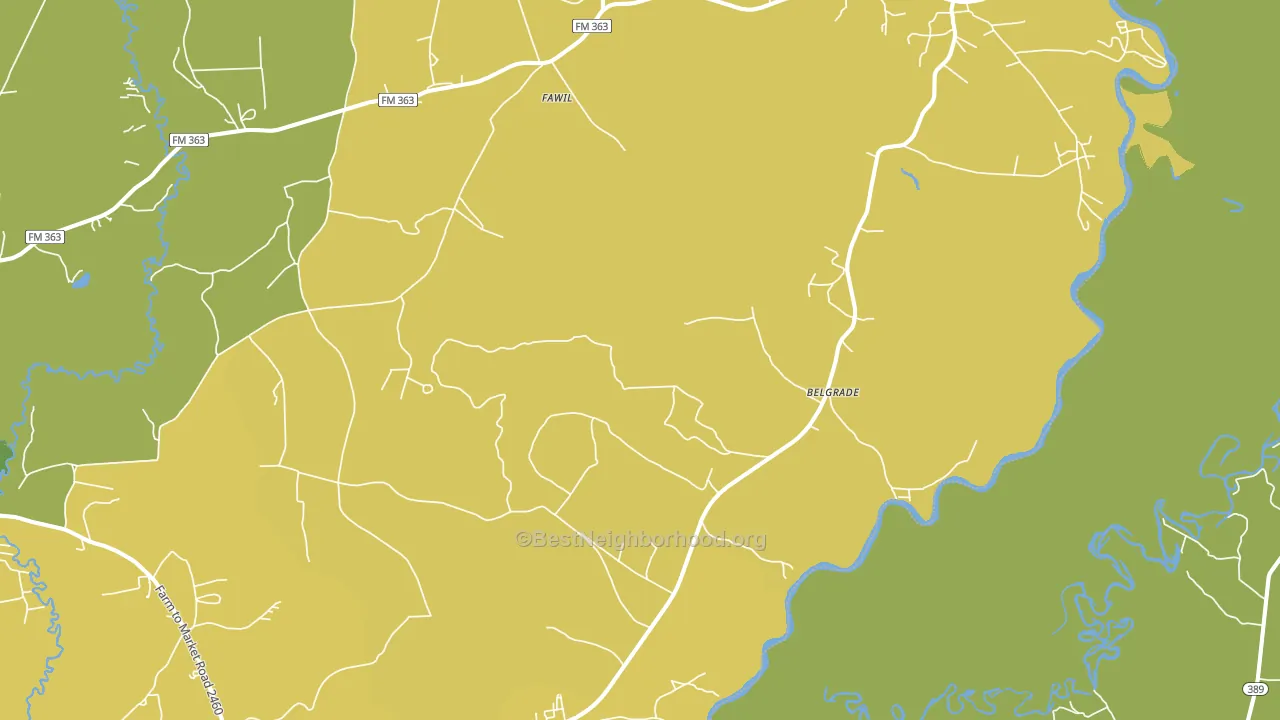 75928, TX block-group voter-turnout map
