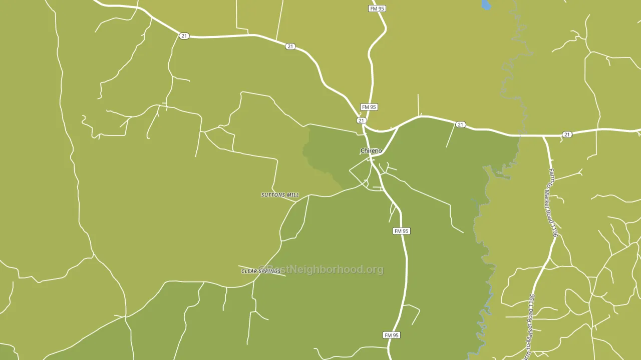 75937, TX block-group voter-turnout map
