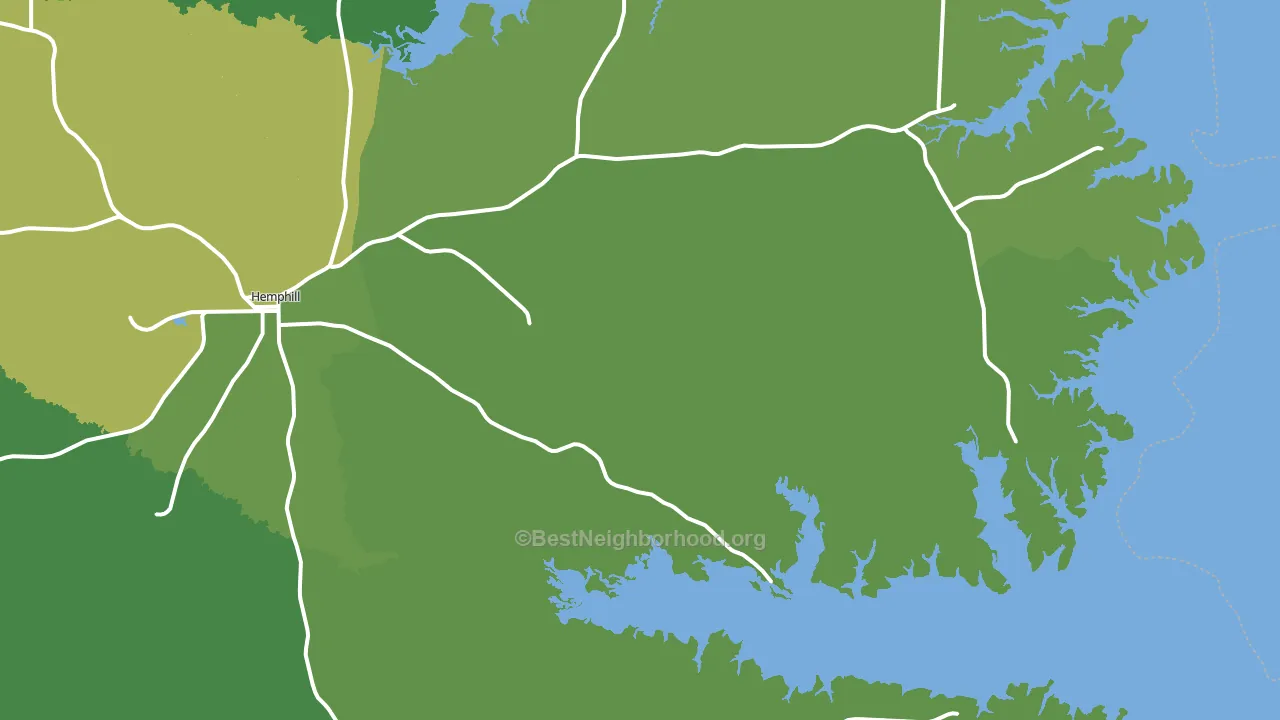75948, TX block-group voter-turnout map
