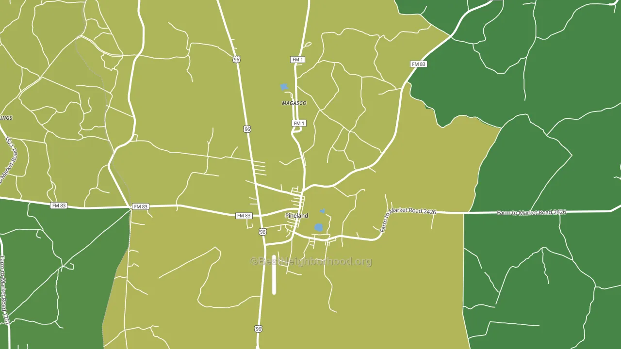 75968, TX block-group voter-turnout map