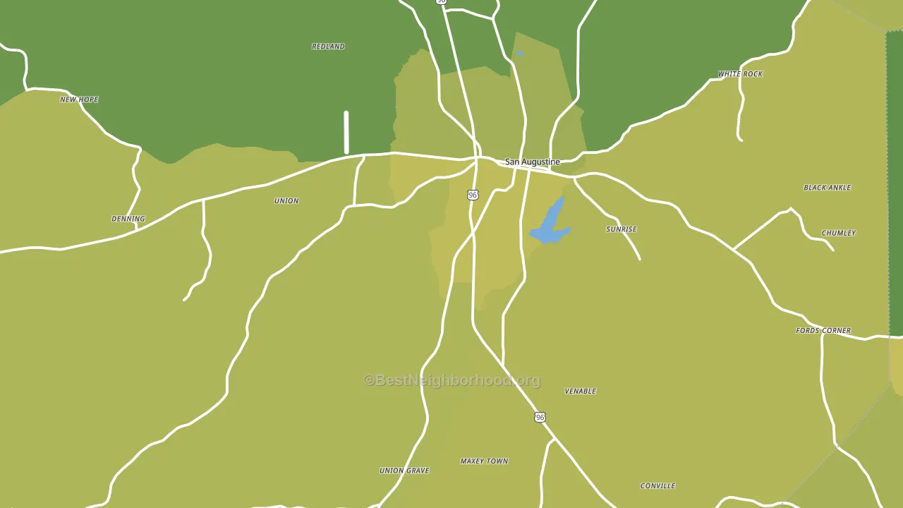 75972, TX block-group voter-turnout map